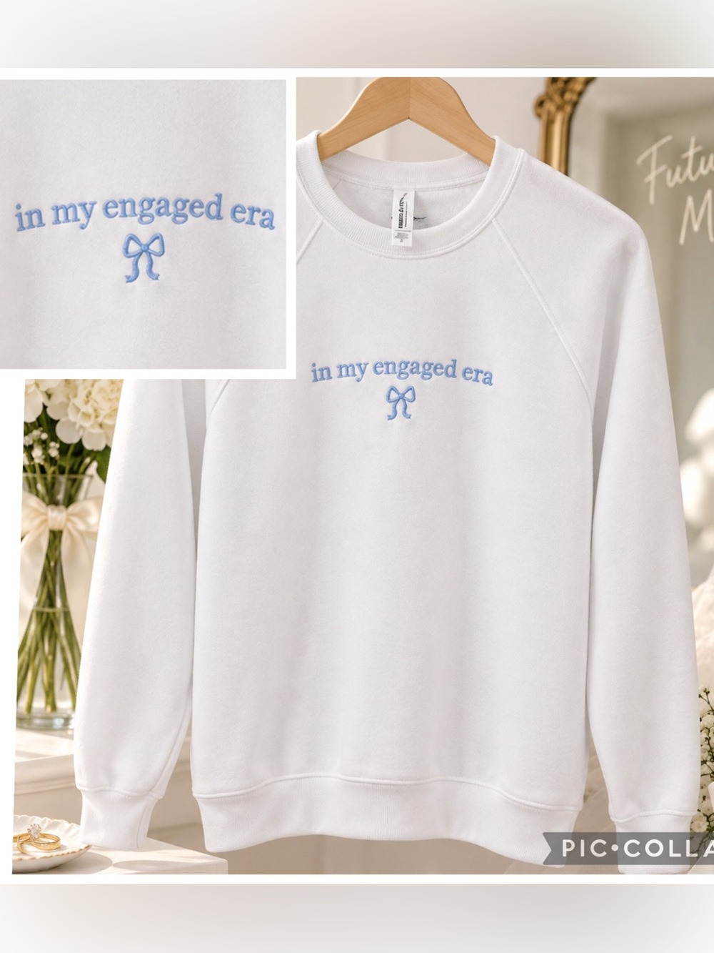 NWT Bachelorette Outfit Sweatshirt Bridal Party Engaged Fiance Bride-to-be